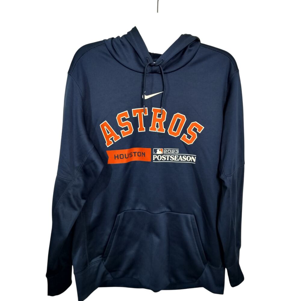 M1132) Nike Men's Houston Astros 2023 Postseason Pullover Hoodie XL NKAQ-44B